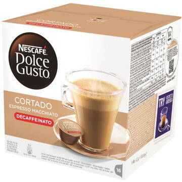 Nescafe Capsule Dolce Gusto Cortado Espresso Decaff, 16 capsule, 99.2g
