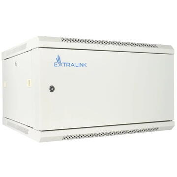Extralink 19" 6U 600x450 ASP Grey wall-mounted rack
