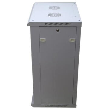 Extralink 19" 18U 600x600 mm wall-mounting cabinet Gray