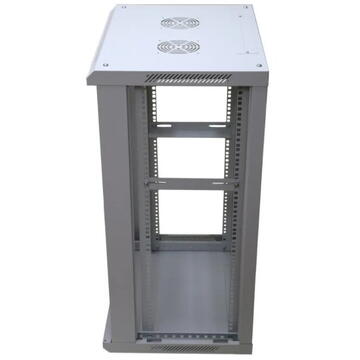 Extralink 19" 18U 600x600 mm wall-mounting cabinet Gray