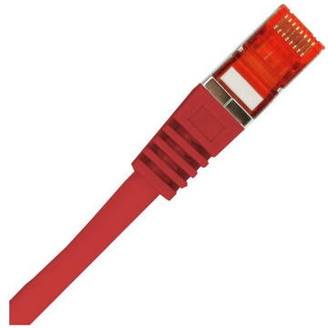 A-LAN Alantec KKS6CZE0.5 Patch-cord F/UTP cat.6 PVC 0.5m red