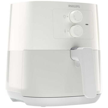 Airfryer Philips HD9200/10, 1400W, 4.1 L, Temporizator, Termometru, Oprire automata, Alb