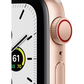 Smartwatch Apple Watch SE (2020) GPS+Cellular 40mm Gold Aluminium Case with Sport Band - Starlight