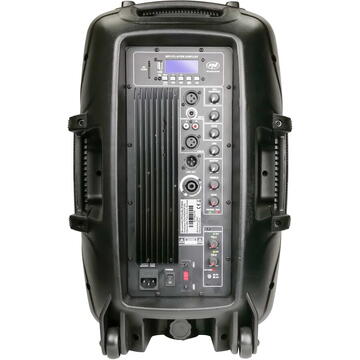 Boxa portabila Boxa portabila PNI FunBox BT1800, RMS 180W, woofer 12 inch, cu Bluetooth, MP3 player,cititor card SD, USB, radio FM, karaoke, functie Echo si 2 microfoane UHF incluse