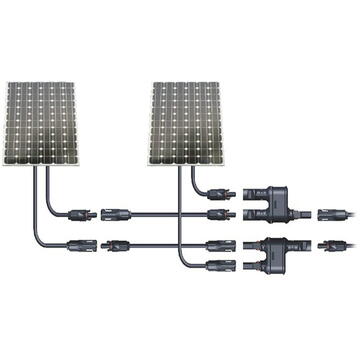 Accesorii sisteme fotovoltaice Set conector spliter PNI MC4 Y mama-tata pentru cablu solar 4-6 mm