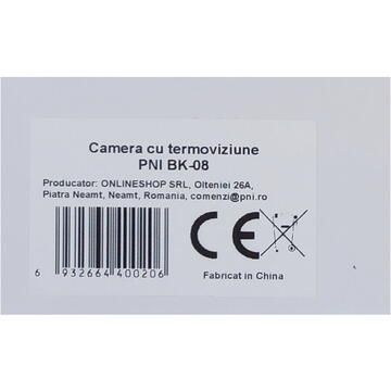 Camera cu termoviziune PNI BK-08, distanta focala 25 mm, zoom digital 2X, memorie 8GB, IP66