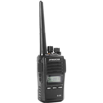 Statie radio Statie radio portabila PMR PNI Dynascan R-58, 446MHz, 0.5W, 8CH, CTCSS, DCS, Radio FM, programabila, Waterproof IP67