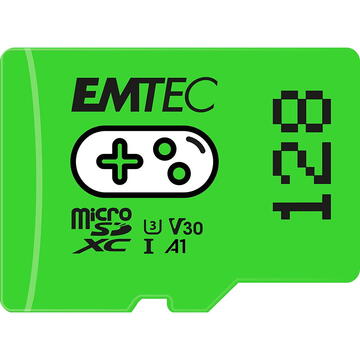 Card memorie EMTEC MicroSD 128GB UHSI U3 V30 A1 Gaming