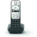 Gigaset Telefon DECT fara fir  A690, Caller ID, Negru S30852-H2830-B101