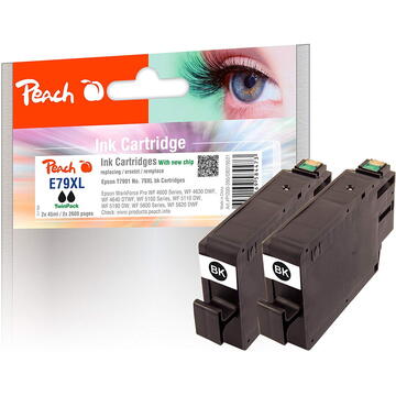 PEACH ink black compatible with TwinPack T7901