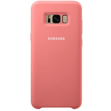 Silicone Cover Samsung EF-PG955TPEGWW pentru Galaxy S8+ G955 Roz