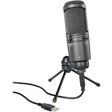 Microfon AUDIO-TECHNICA studio/live AT2020USB+  USB Negru