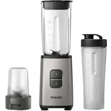 Philips Blender Daily Collection HR2604/80, 350 W, on-the-go, Gri / Negru