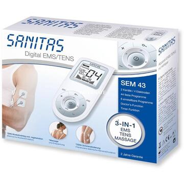 Sanitas SEM 43 Aparat de masaj prin electrostimulare ALB