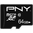Card memorie PNY MicroSD 64GB SDU64G10PPLX-EF