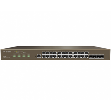 Switch IP-COM G3328F, 24 porturi