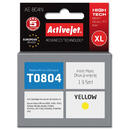 Activejet AE-804N ink for Epson printer, Epson T0804 replacement; Supreme; 13.5 ml; yellow
