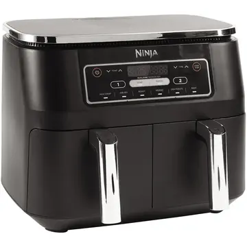 Friteuza Ninja AF300EU, 2400W, 7.6L, 6 metode de gatit, Max Crisp, Roast, Bake, Reheat, Dehydrate and Air Fry, Negru