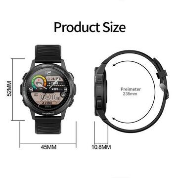 Smartwatch SPORTS WATCH SMARTWATCH SENBONO X28 Full HD 360x360, OXYGEN MEASUREMENT SpO2, METAL CASE IP68 - FUNCTIONS SPORT AND COMMUNICATORS
