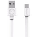 Allocacoc 10453GY/USBCBC USB cable USB A USB C White