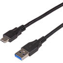 Akyga AK-USB-15 USB cable 1 m USB 3.2 Gen 1 (3.1 Gen 1) USB C USB A Black