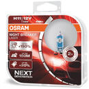 OSRAM O-64211NBS-HCB Becuri cu halogen H11 12V 55W PGJ19-2 Night Breaker Argintiu +100% / 2 buc.