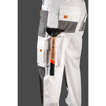 NEO Spodnie robocze, białe, rozmiar M/50