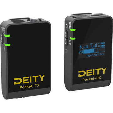 Microfon Deity Pocket Wireless Negru pentru camere si smartphone