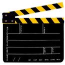 Clacheta Black-Yellow2 clapperboard din plexiglas pentru studio de filmare