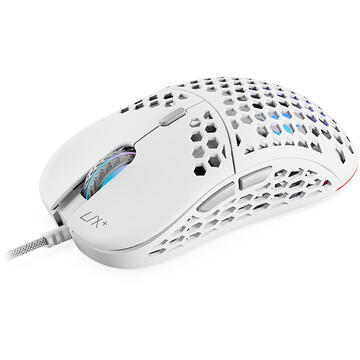 Mouse SPC GEAR LIX Plus Onyx, USB, White