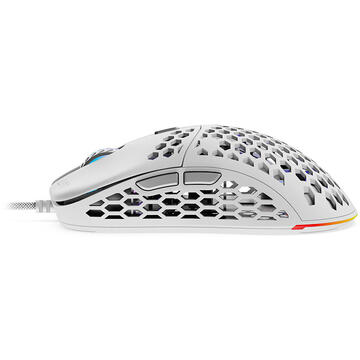 Mouse SPC GEAR LIX Plus Onyx, USB, White