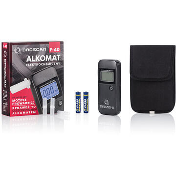 Testere alcoolemie BACscan F-40 alcohol tester 0 - 4% Gray