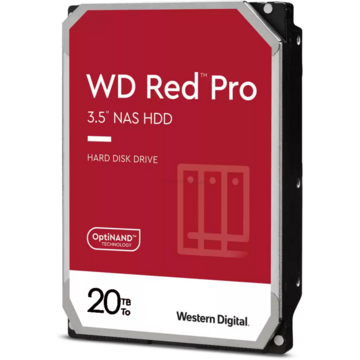 Hard disk Western Digital Red Pro 20TB 6Gb/s SATA 512MB Cache Internal 3.5inch NAS