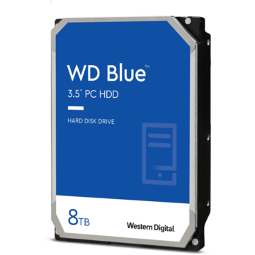 Hard disk Western Digital Blue 8TB SATA 6Gb/s internal 3.5inch SATA 128MB cache