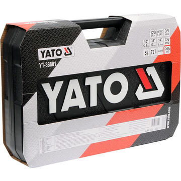 Yato YT-38801 mechanics tool set 120 tools