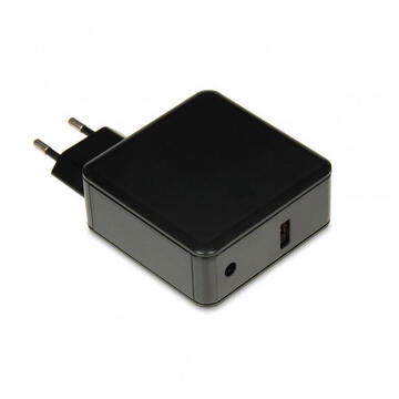 iBox IUZ65WA power adapter/inverter Auto 65 W Black