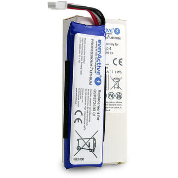 Rechargeable battery everActive EVB102 to bluetooth speaker JBL Flip 4