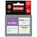 Activejet AB-525YN ink for Brother printer; Brother LC525Y replacement; Supreme; 15 ml; yellow