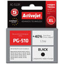 Activejet AC-510R ink for Canon printer; Canon PG-510 replacement; Premium; 12 ml; black