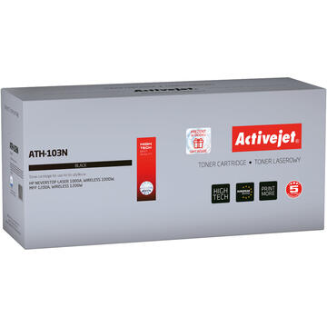 Activejet ATH-103N toner for HP printer; HP 103A W1103A replacement; Supreme; 2500 pages; black