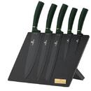 6-piece knife set with magnetic base BERLINGER HAUS BH/2518 Emerald Collection