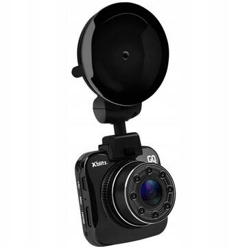 Camera video auto Xblitz Go 2 Camera auto video, prindere parbriz, rezolutie 2.7K, cu infrarosu Black