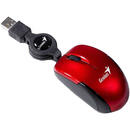 Mouse Genius MicroTraveler V2, USB, Ruby Red