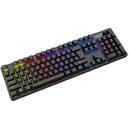 Tastatura TASTATURA GAMING, Negru,USB, Cu fir, 104 taste, Iluminare RGB