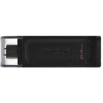 Memorie USB FLASH DRIVE 64GB DT70 USB 3.2 TIP C KINGSTON