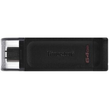 Memorie USB FLASH DRIVE 64GB DT70 USB 3.2 TIP C KINGSTON