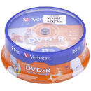 DVD-R VERBATIM 4,7 GB 16X PRINTABLE 25 BUC