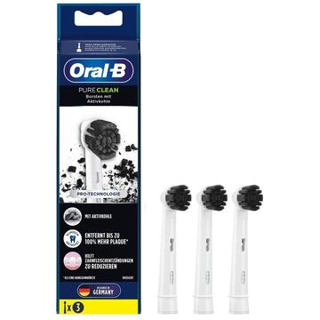 Oral-B Toothbrush heads Active Charcoal 3pcs