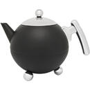 Ceainice si infuzoare Bredemeijer Teapot Bella Ronde 1,2l black matt / chrom 101006