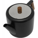 Ceainice si infuzoare Bredemeijer Teapot Boston 1,1l black matt wood design    111004